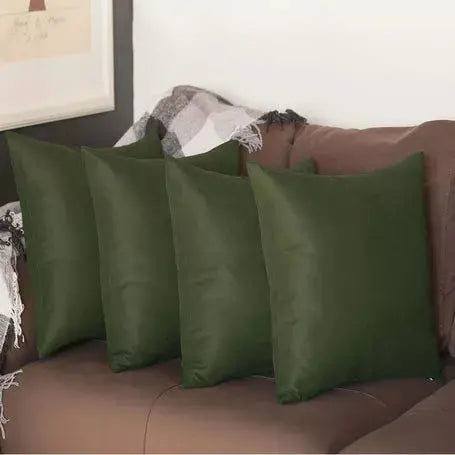Farmhouse Square and Lumbar Solid Color Throw Pillow Covers Set MIKE & Co. NEW YORK