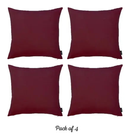 Farmhouse Square and Lumbar Solid Color Throw Pillow Covers Set MIKE & Co. NEW YORK