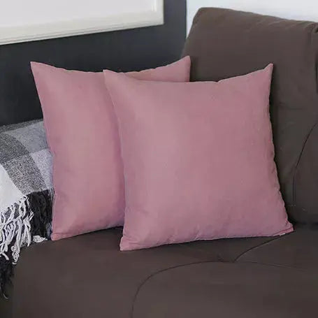 Farmhouse Square and Lumbar Solid Color Throw Pillow Covers Set MIKE & Co. NEW YORK