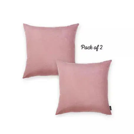 Farmhouse Square and Lumbar Solid Color Throw Pillow Covers Set MIKE & Co. NEW YORK