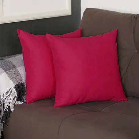 Farmhouse Square and Lumbar Solid Color Throw Pillow Covers Set MIKE & Co. NEW YORK