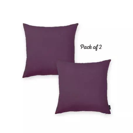 Farmhouse Square and Lumbar Solid Color Throw Pillow Covers Set MIKE & Co. NEW YORK