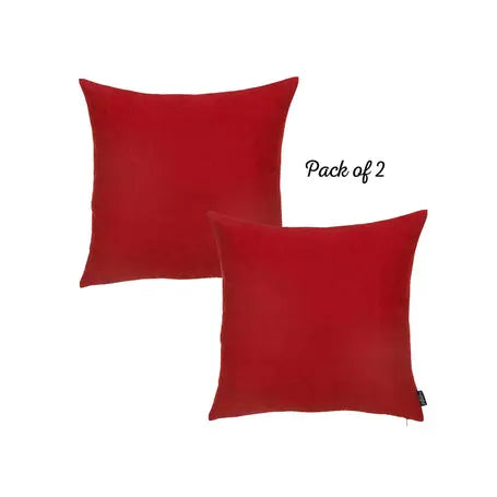 Farmhouse Square and Lumbar Solid Color Throw Pillow Covers Set MIKE & Co. NEW YORK