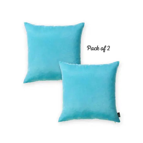 Farmhouse Square and Lumbar Solid Color Throw Pillow Covers Set MIKE & Co. NEW YORK