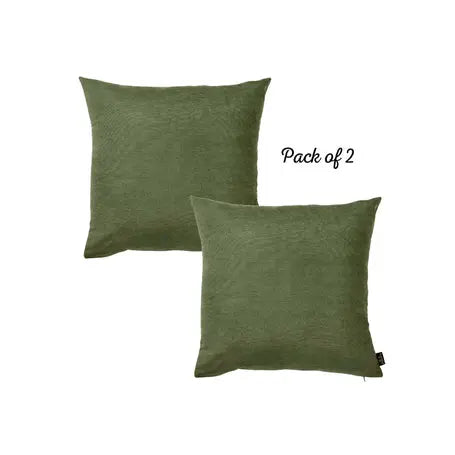 Farmhouse Square and Lumbar Solid Color Throw Pillow Covers Set MIKE & Co. NEW YORK