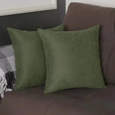 Farmhouse Square and Lumbar Solid Color Throw Pillow Covers Set MIKE & Co. NEW YORK