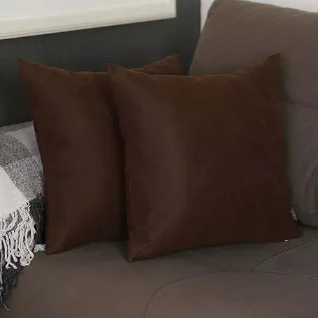 Farmhouse Square and Lumbar Solid Color Throw Pillow Covers Set MIKE & Co. NEW YORK