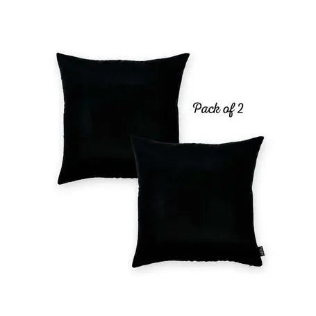 Farmhouse Square and Lumbar Solid Color Throw Pillow Covers Set MIKE & Co. NEW YORK