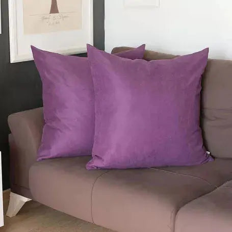Farmhouse Square and Lumbar Solid Color Throw Pillow Covers Set MIKE & Co. NEW YORK