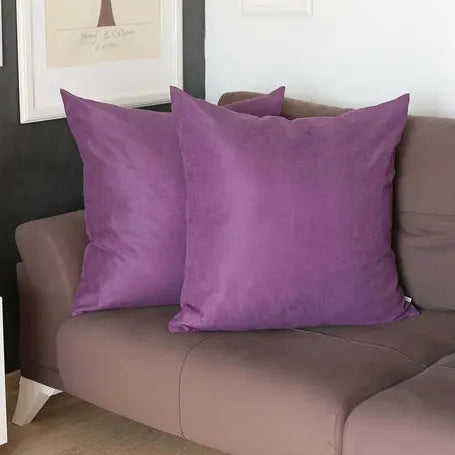 Farmhouse Square and Lumbar Solid Color Throw Pillow Covers Set MIKE & Co. NEW YORK