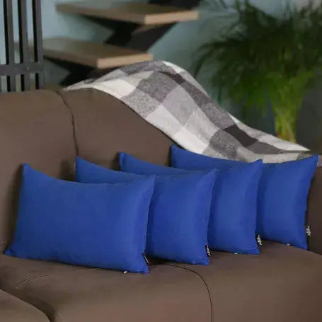Farmhouse Square and Lumbar Solid Color Throw Pillow Covers Set MIKE & Co. NEW YORK