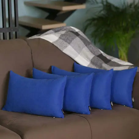 Farmhouse Square and Lumbar Solid Color Throw Pillow Covers Set MIKE & Co. NEW YORK