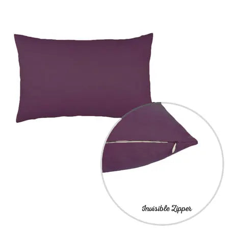 Farmhouse Square and Lumbar Solid Color Throw Pillow Covers Set MIKE & Co. NEW YORK