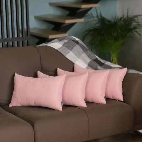 Farmhouse Square and Lumbar Solid Color Throw Pillow Covers Set MIKE & Co. NEW YORK