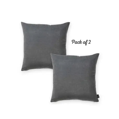 Farmhouse Square and Lumbar Solid Color Throw Pillow Covers Set MIKE & Co. NEW YORK