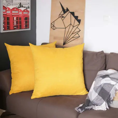 Farmhouse Square and Lumbar Solid Color Throw Pillow Covers Set MIKE & Co. NEW YORK