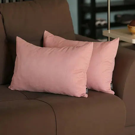 Farmhouse Square and Lumbar Solid Color Throw Pillow Covers Set MIKE & Co. NEW YORK
