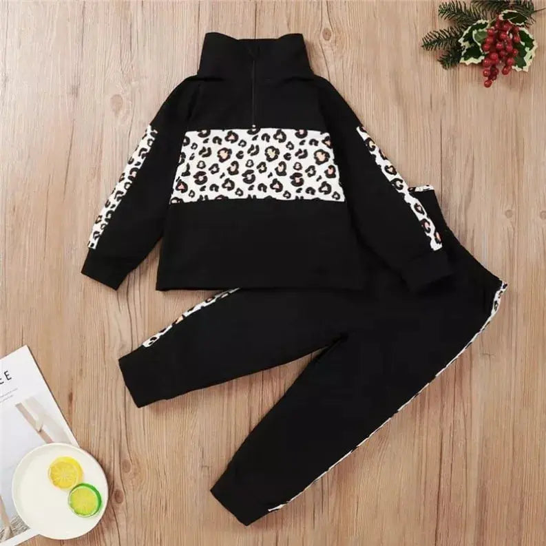 Fashion Leopard Printed Tops And Pants Set Izlahs Bee Hive