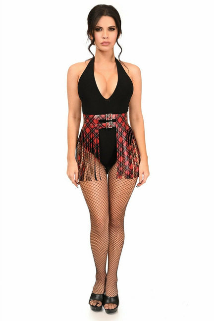 Faux Leather Fringe Skirt Daisy Corsets