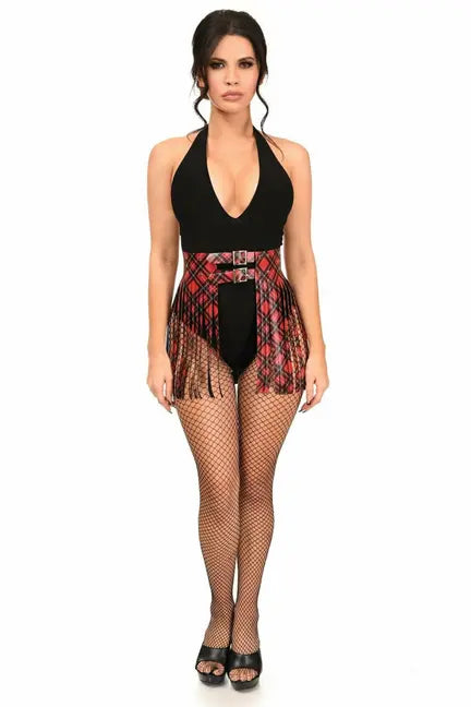 Faux Leather Fringe Skirt Daisy Corsets