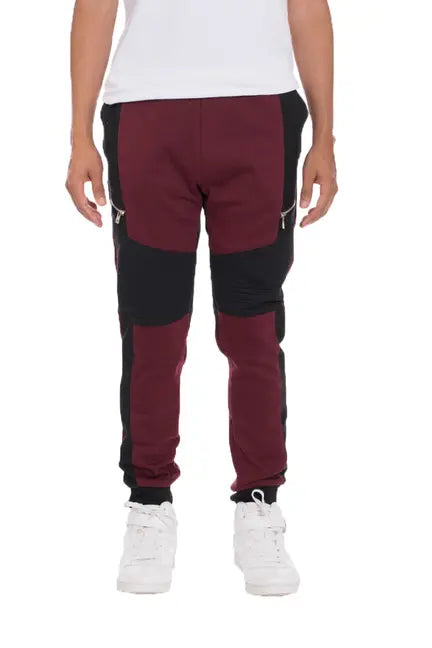 Faux Zip Moto Sweats WEIV