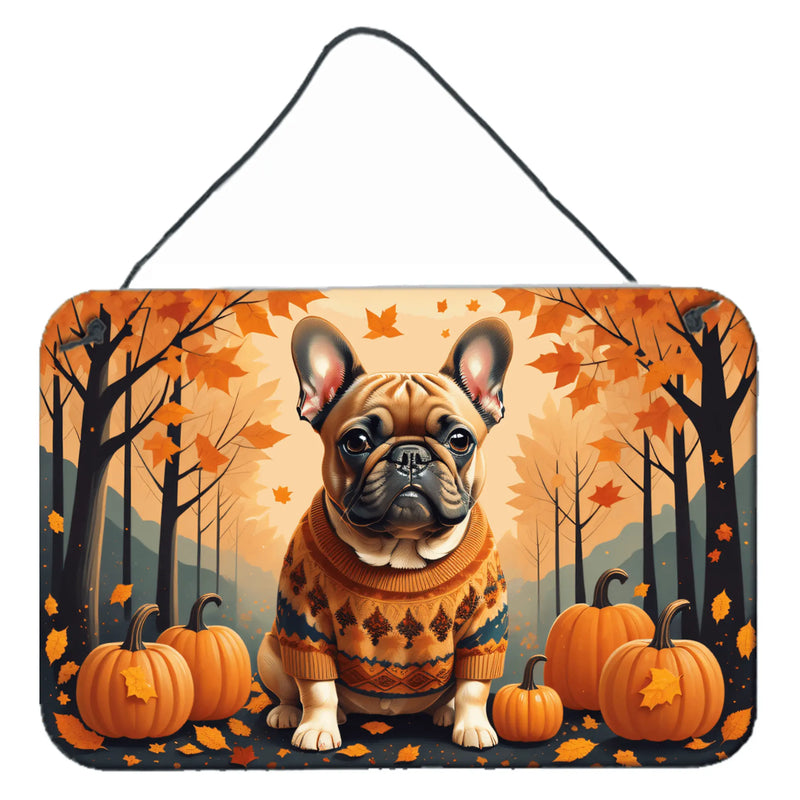 Fawn French Bulldog Fall Wall or Door Hanging Prints Caroline's Treasures