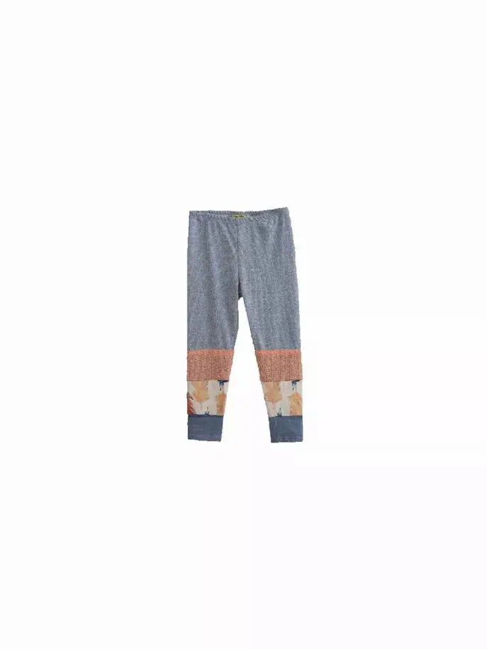 Feather In The Wind Color Block Leggings Little Mass