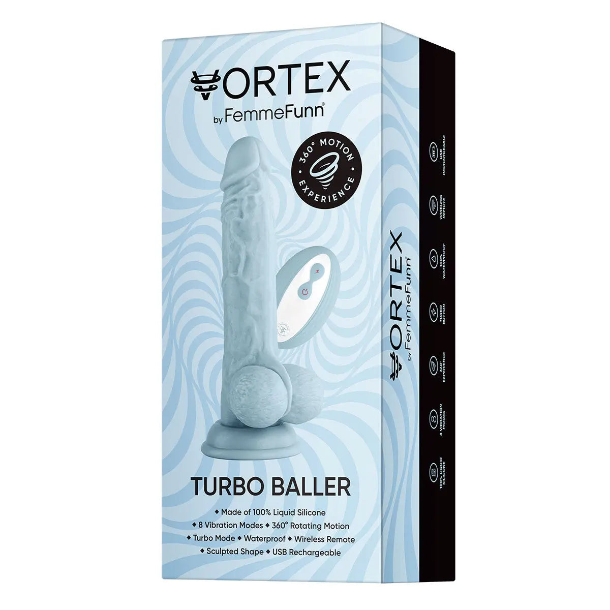 Femme Funn Wireless Turbo Baller - Light Blue - GreatEagleInc