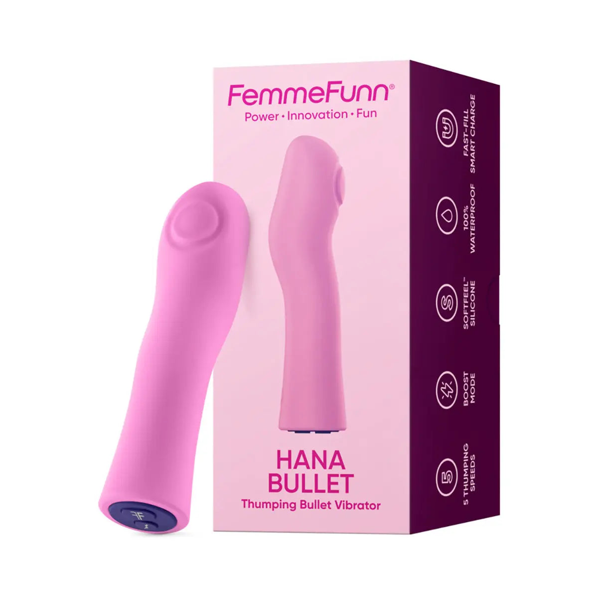 FemmeFunn Hana Thumping Bullet Pink Femme Funn