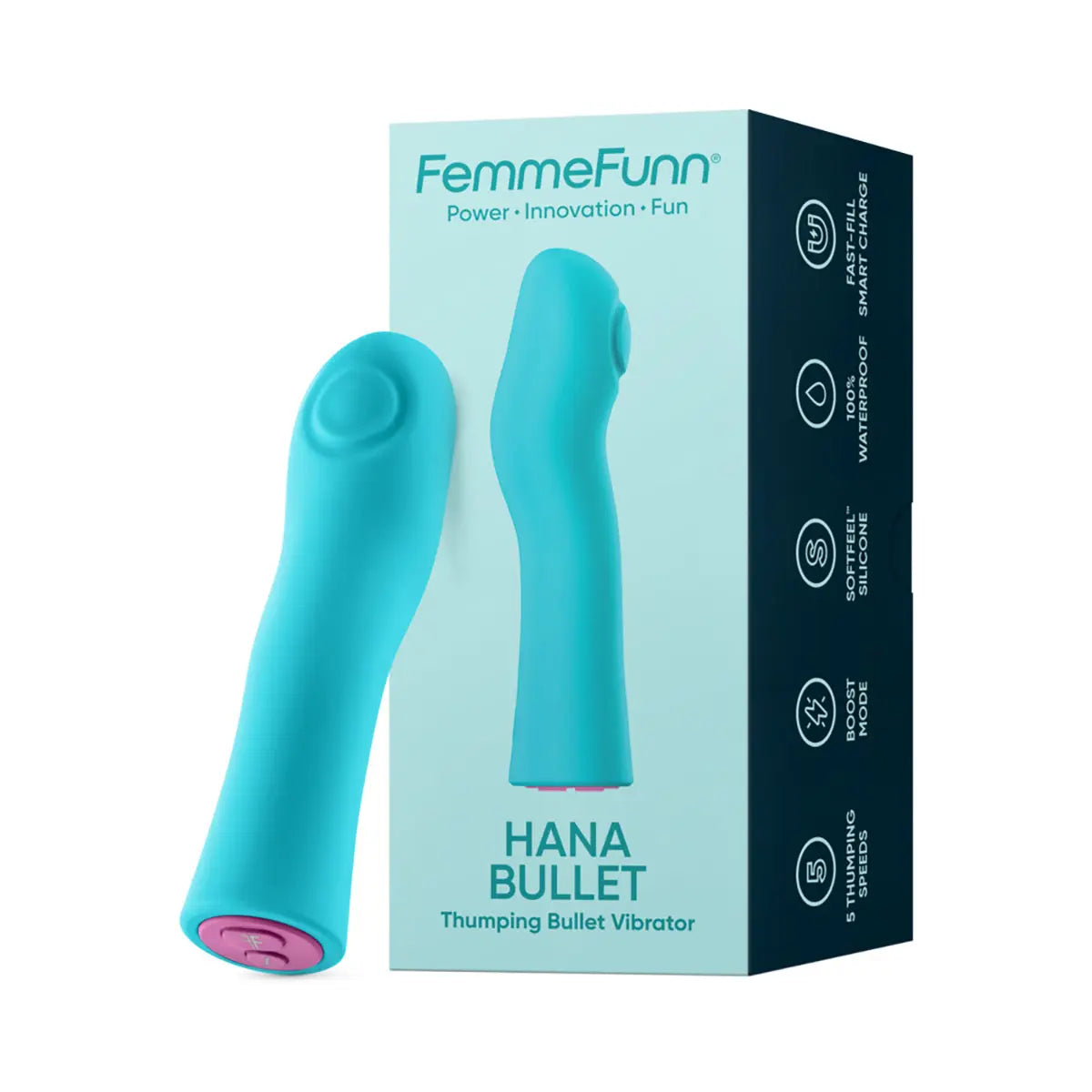 FemmeFunn Hana Thumping Bullet Turquoise Femme Funn