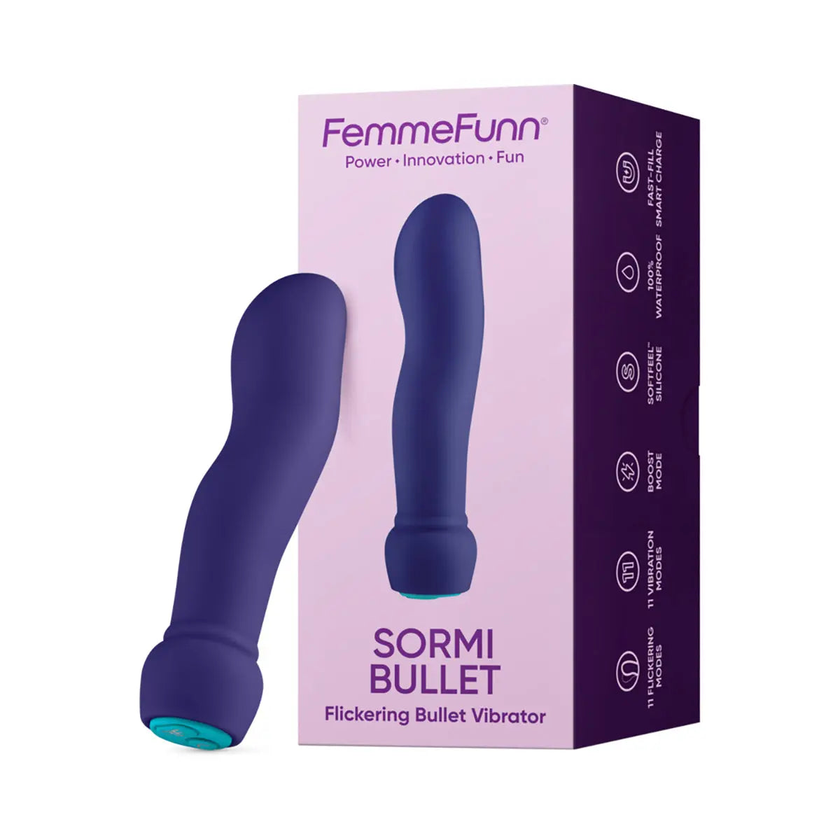 FemmeFunn Sormi Bullet Dark Purple Femme Funn