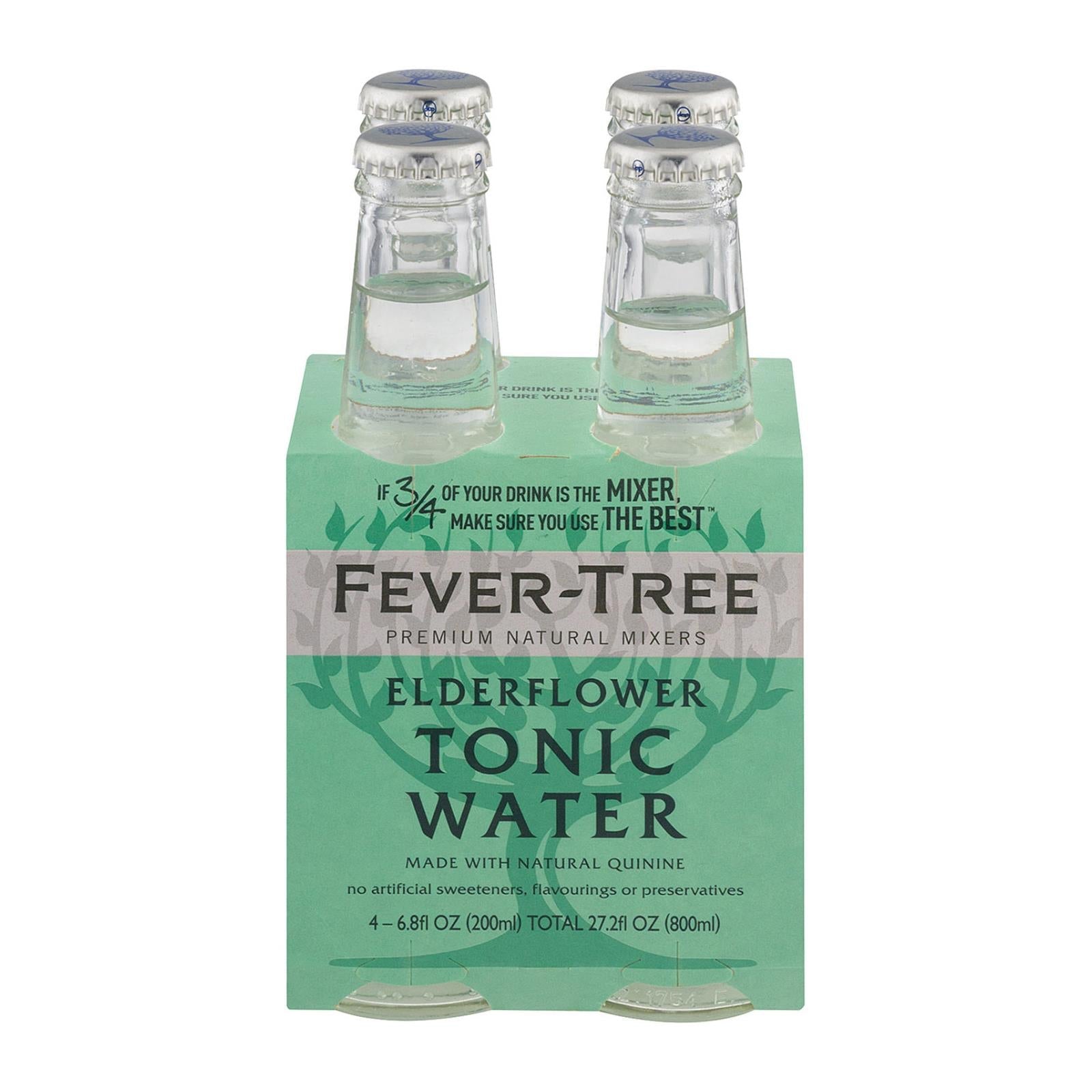 Fever - Tree Elderflower Tonic Water - Tonic Water - Case Of 6 - 6.8 Fl Oz. Fever-tree