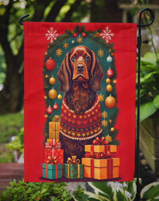 Field Spaniel Holiday Christmas Garden Flag Caroline's Treasures