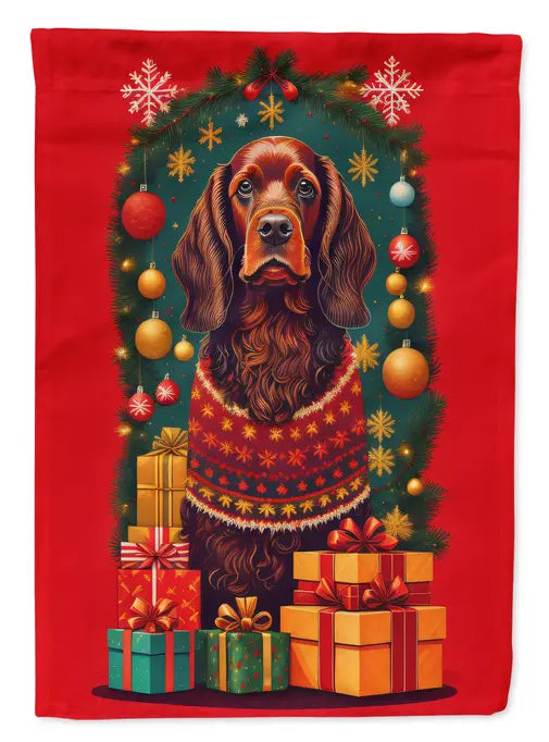 Field Spaniel Holiday Christmas Garden Flag Caroline's Treasures