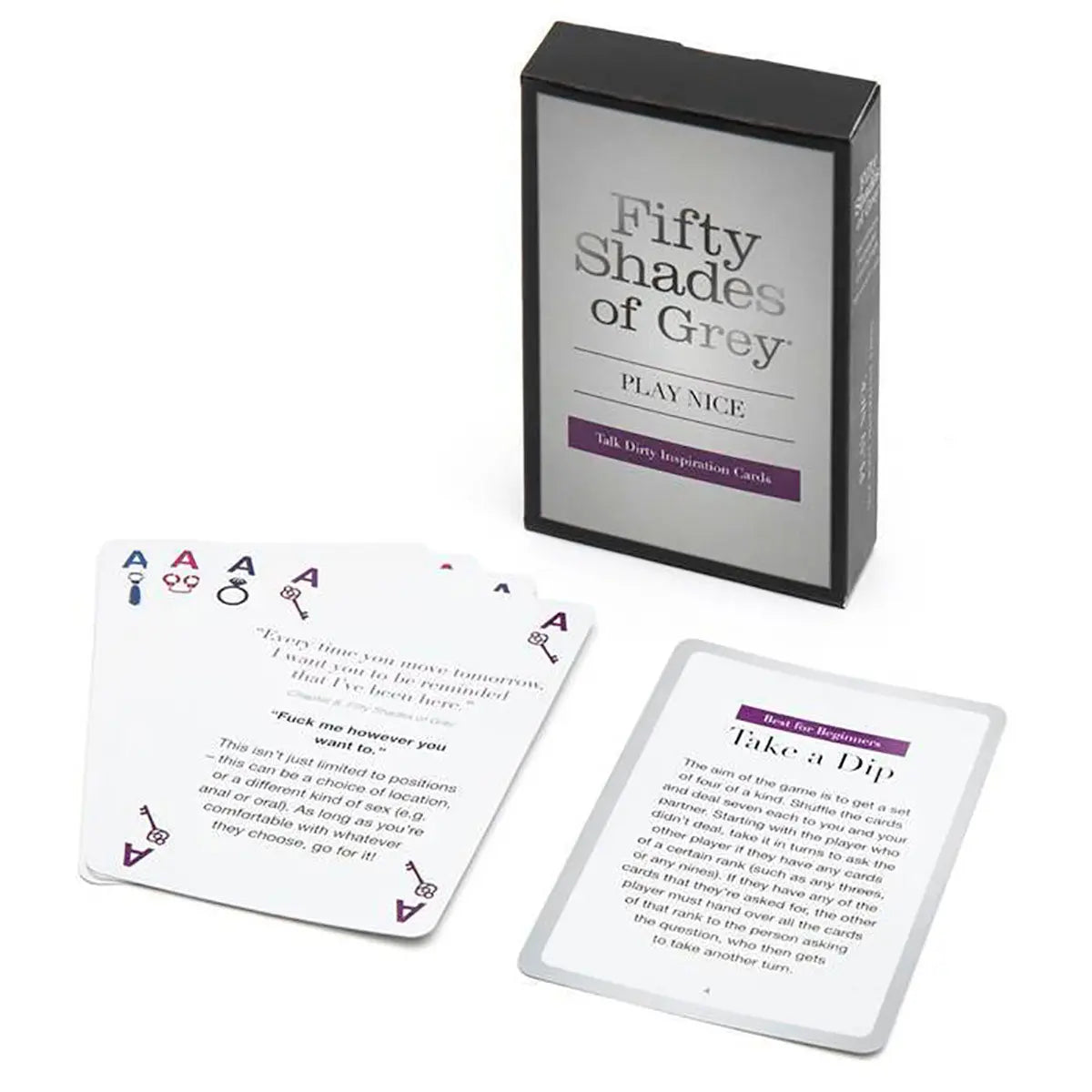 Fifty Shades - Play Nice Talk Dirty Cards - GreatEagleInc