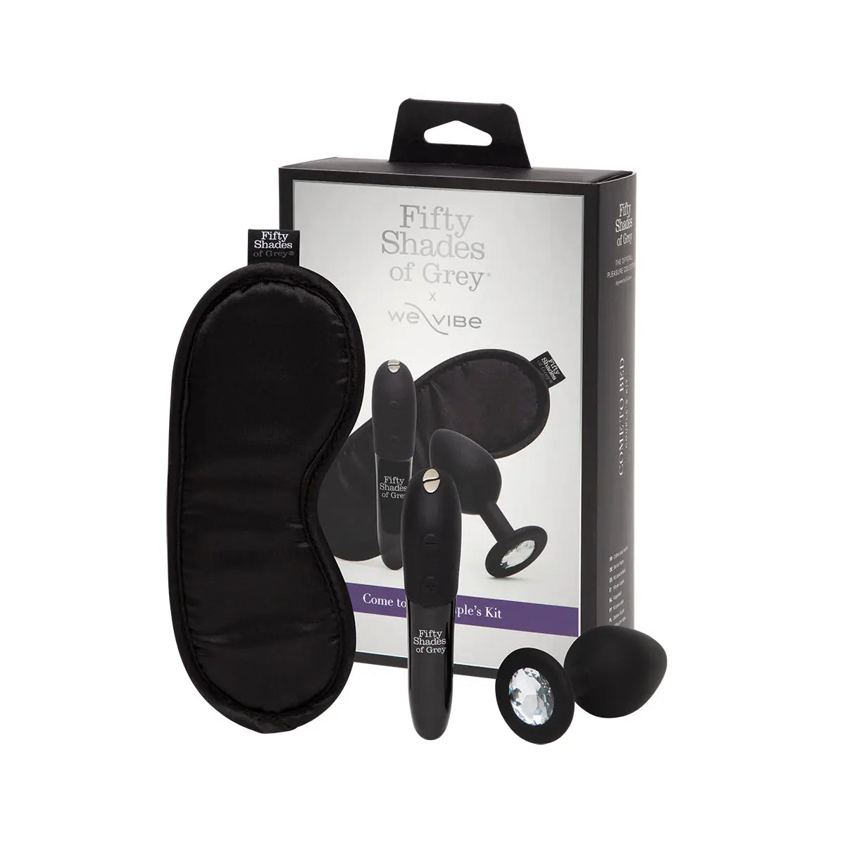 Fifty Shades X We-Vibe Come to Bed 3pc Couple's Kit - GreatEagleInc