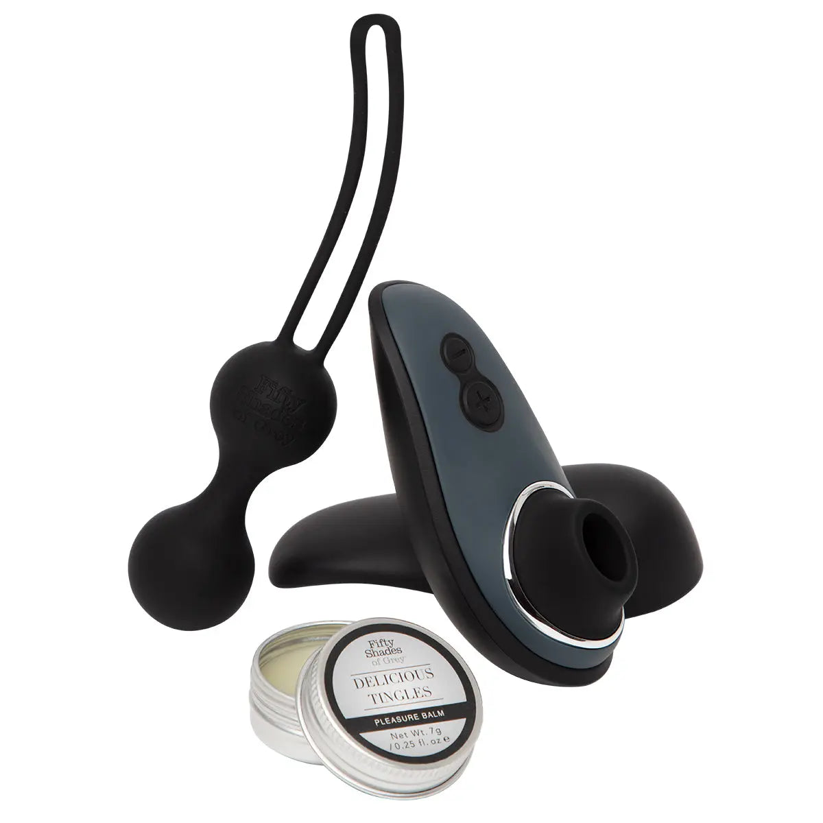 Fifty Shades X Womanizer Desire Blooms 3pc Gift Set - GreatEagleInc