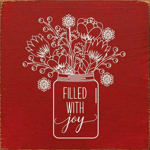 Filled With Joy Vase Sawdust City