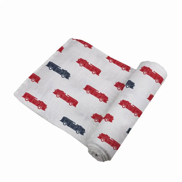 Fire Trucks Swaddle Newcastle Classics