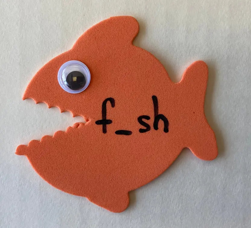 Fish Foam Assorted Color Creative Cut-Outs Creative Shapes