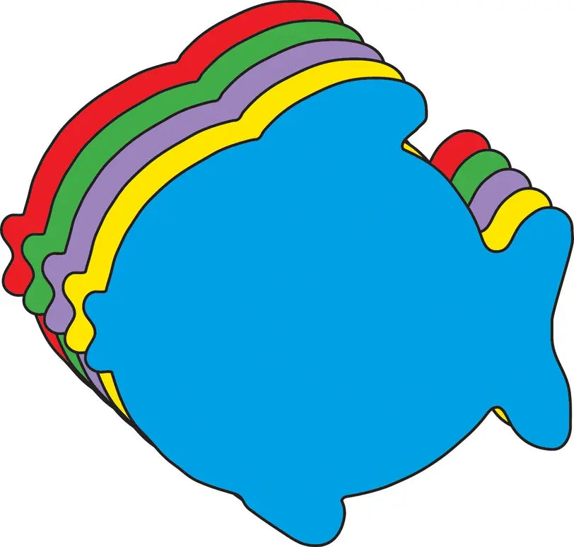 Fish Foam Assorted Color Creative Cut-Outs Creative Shapes