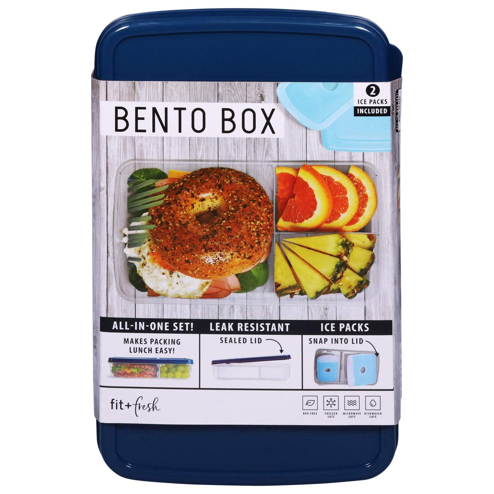 Fit & Fresh - Lunch Box Bento - Ea Of 1-ct - GreatEagleInc