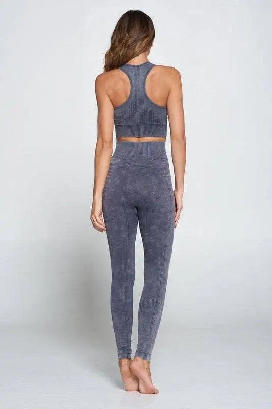 Fitness Body Contour and Butt Lifting Yoga Sports Bra Top With Seamsless Leggings SurelyMine