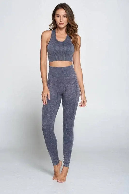 Fitness Body Contour and Butt Lifting Yoga Sports Bra Top With Seamsless Leggings SurelyMine