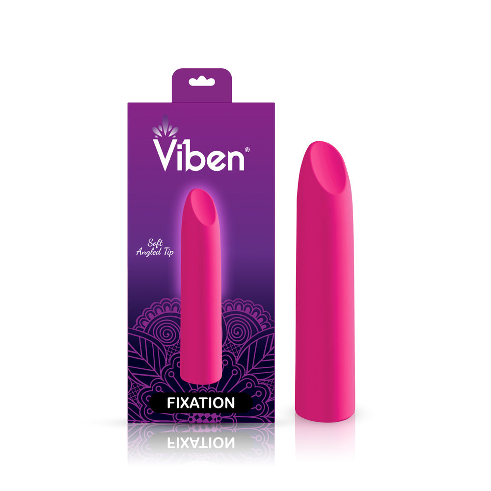 Fixation - Hot Pink - Powerful Lipstick Bullet Vibe - GreatEagleInc