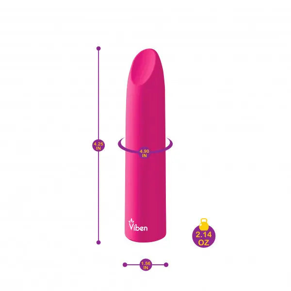 Fixation Hot Pink Powerful Lipstick Bullet Vibe Viben