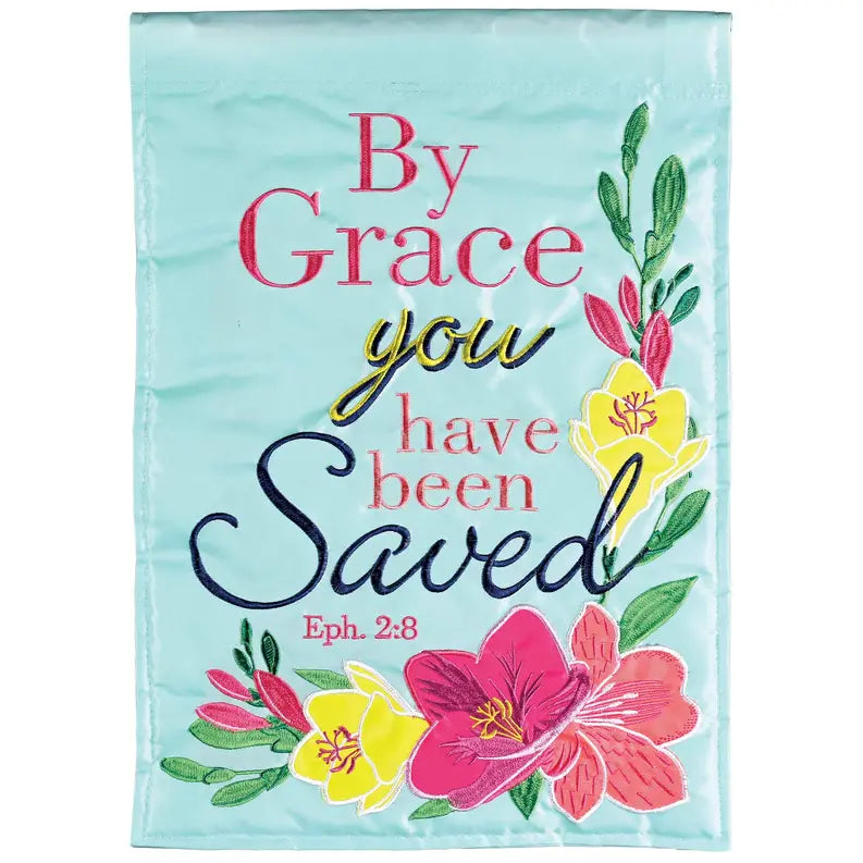 Flag By Grace You Have Been Saved 13x18 Dicksons Inc