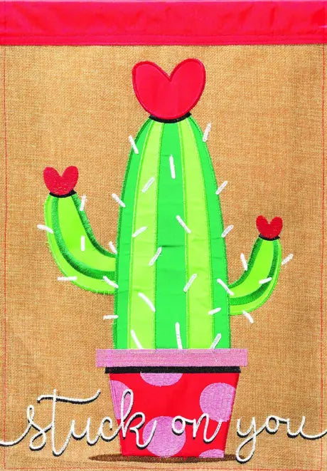 Flag Cactus Stuck On You Polyester Dicksons Inc