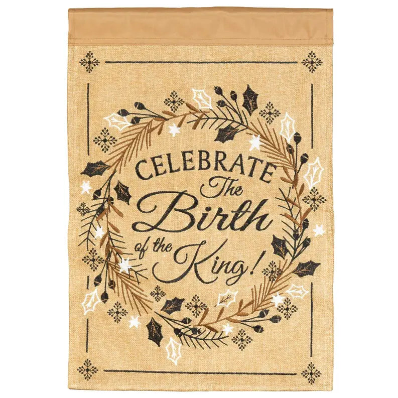 Flag Celebrate The Birth Applique Dicksons Inc