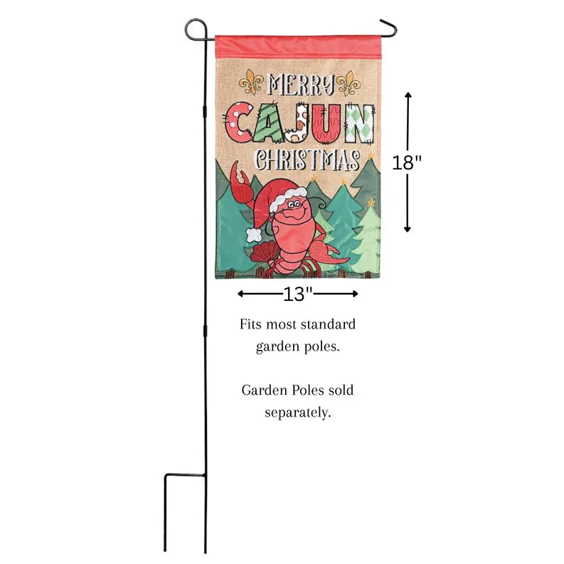 Flag Crawfish Merry Cajun Christmas Dicksons Inc
